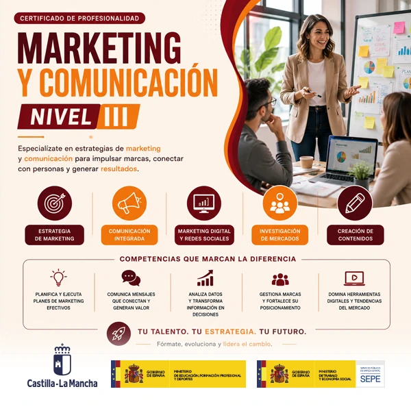 Marketing y Comunicación Nivel III | Gratis - Centros Infosystem